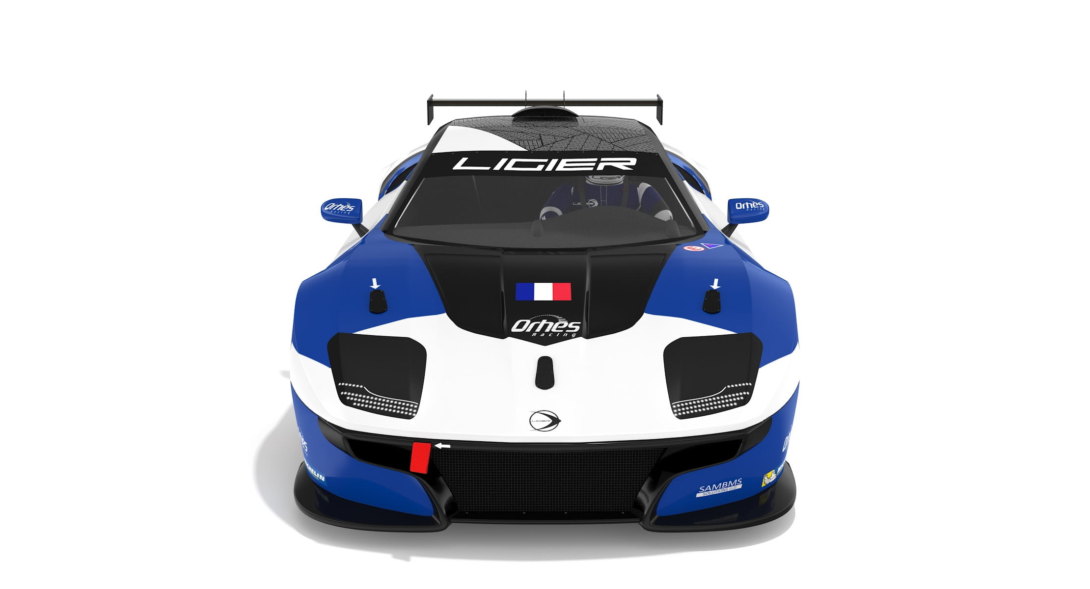 Ligier JS2 R Orhes Racing Team Number 42 3D - TurboSquid 1922890