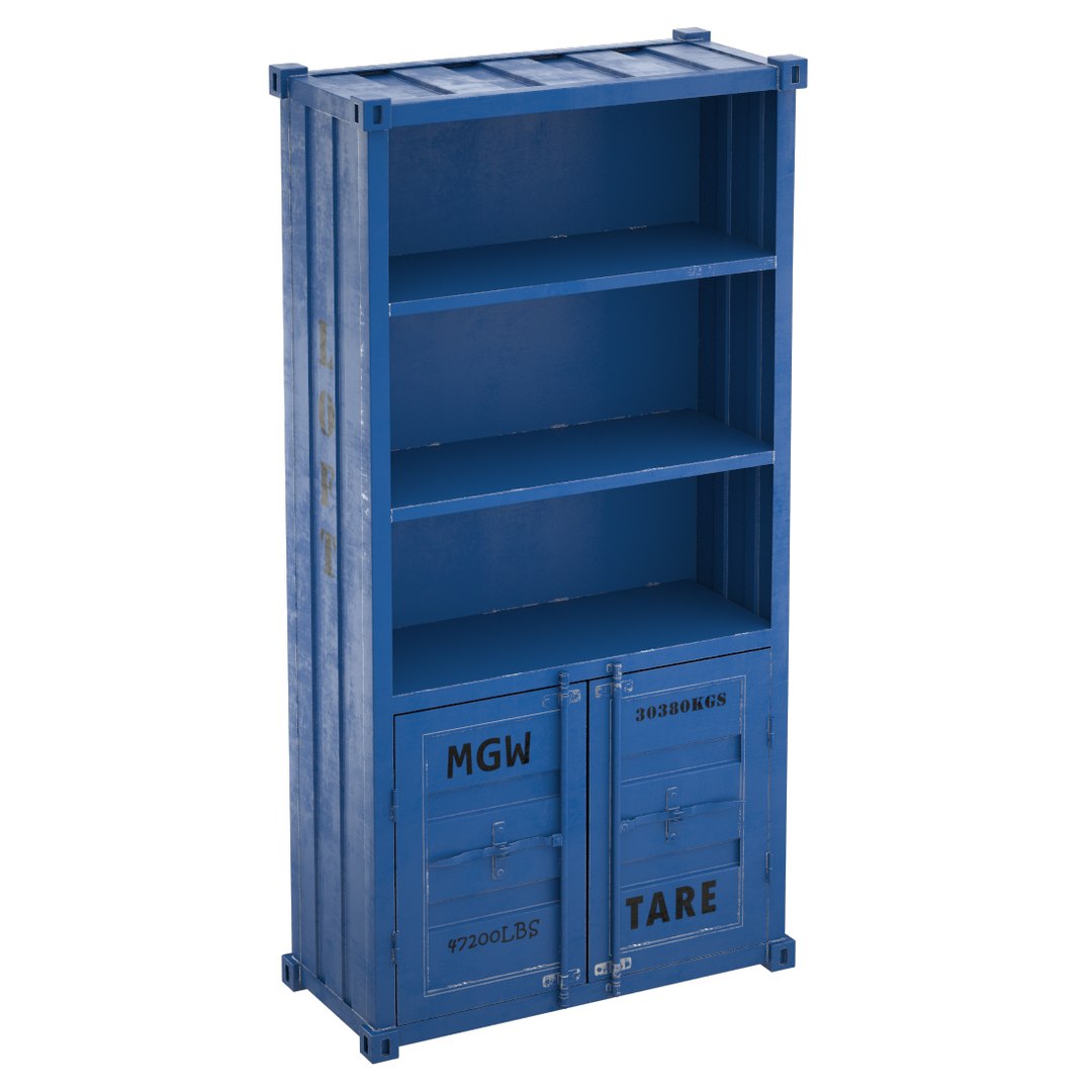 3d Max Sea Container Bookcase 5