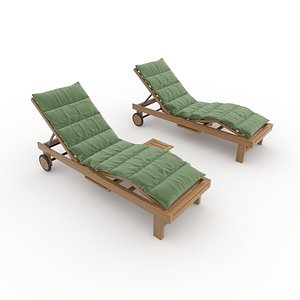 3D Sun Lounger 19 model