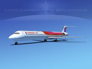 mcdonnell douglas md-80 3d max