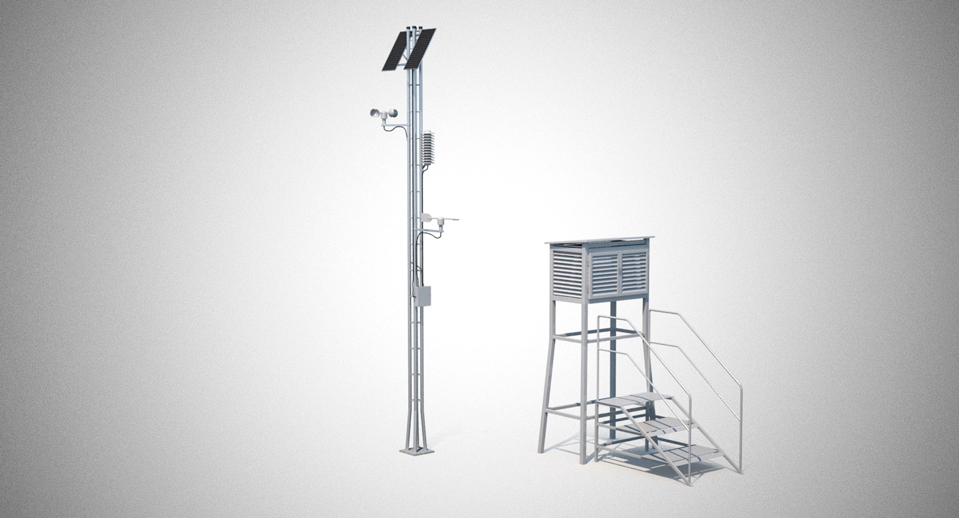 Weather Station 3D Model - TurboSquid 1344916