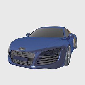 3D Audi R8 model