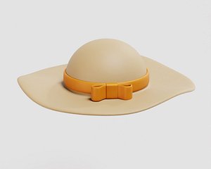 3D Woman hat Straw Hat