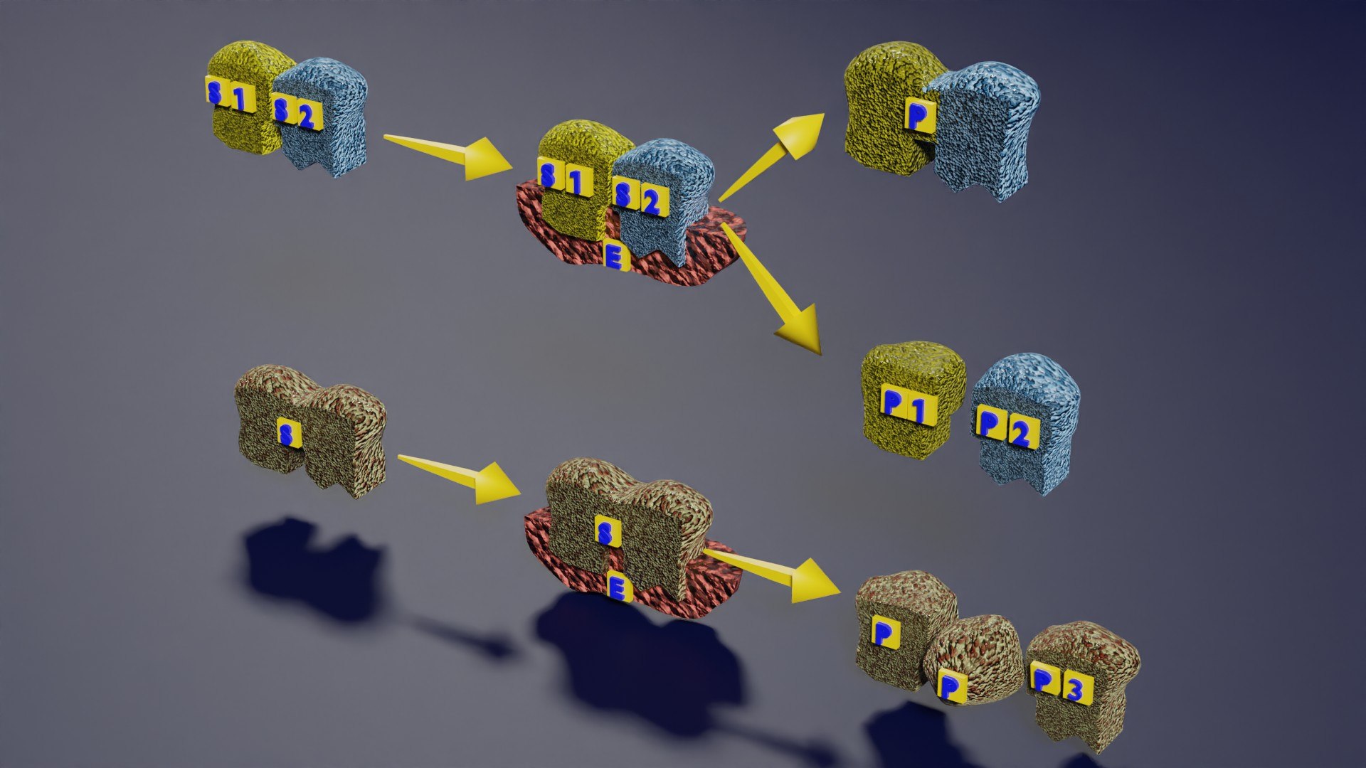 3D enzyme substrate reaction process https://p.turbosquid.com/ts-thumb/Co/6rLx2J/xP/z0003/jpg/1694965047/1920x1080/fit_q87/386729079103d0d0b4cc7a5b9dbdc422d9e15e44/z0003.jpg