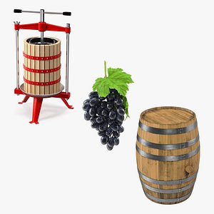 Wine Equipment Collection 3D model