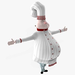 3D cartoon chef character