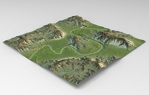games maps terrain model