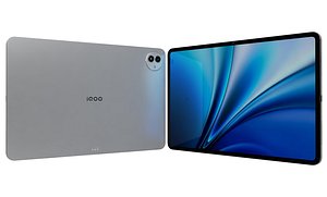 3D Vivo iQOO Pad 6 Pro Silver Wing model
