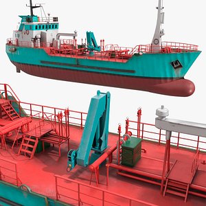 Compact Marine Tanker Ship Utility Role Simplified model