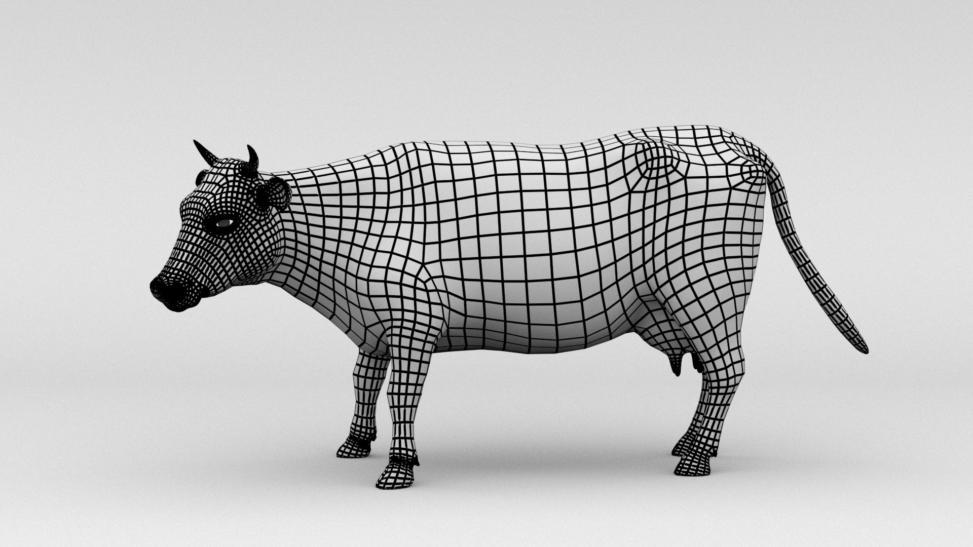 3D Cow Real Rigged Model - TurboSquid 2306674