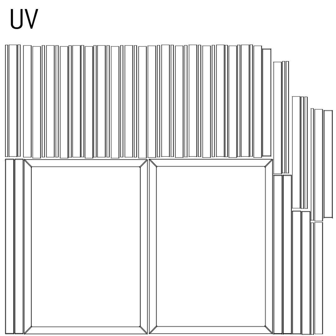 Louver Window Model TurboSquid 1396994