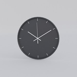 3D Wall Clock model