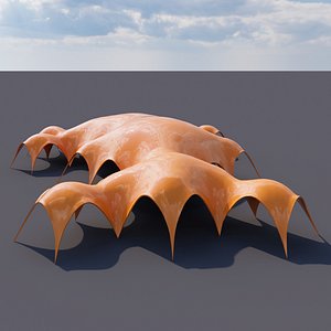 3D Catenary Shell Pavilion 09