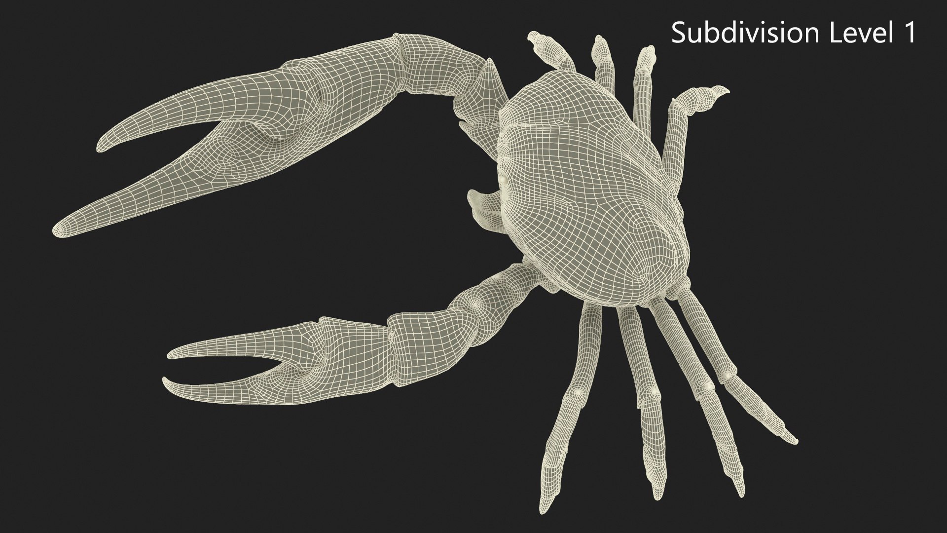 Deepwater Giant Crab Rigged For Cinema 4D 3D - TurboSquid 2191844