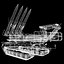 3d russian sa-11 gadfly sa-17 grizzly