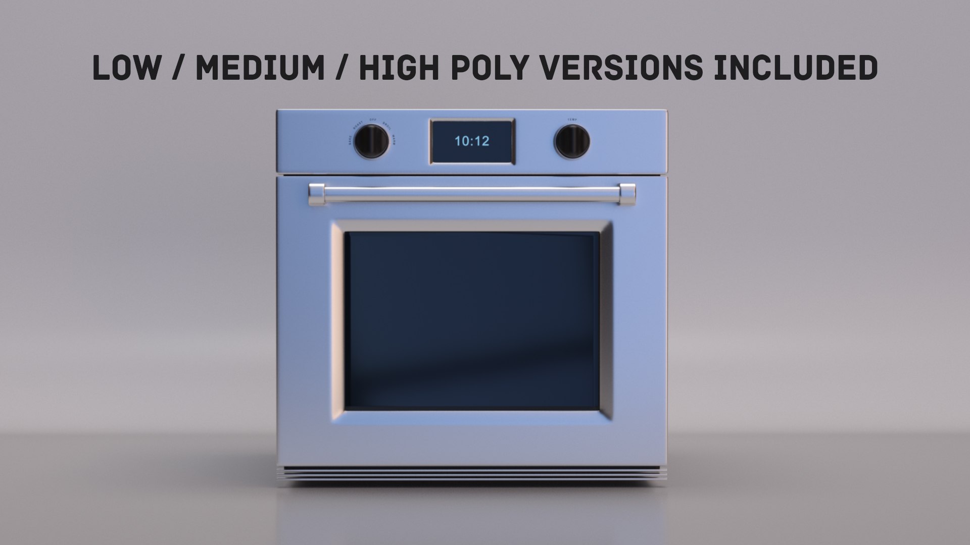 Realistic Oven Model 3D - TurboSquid 1989681