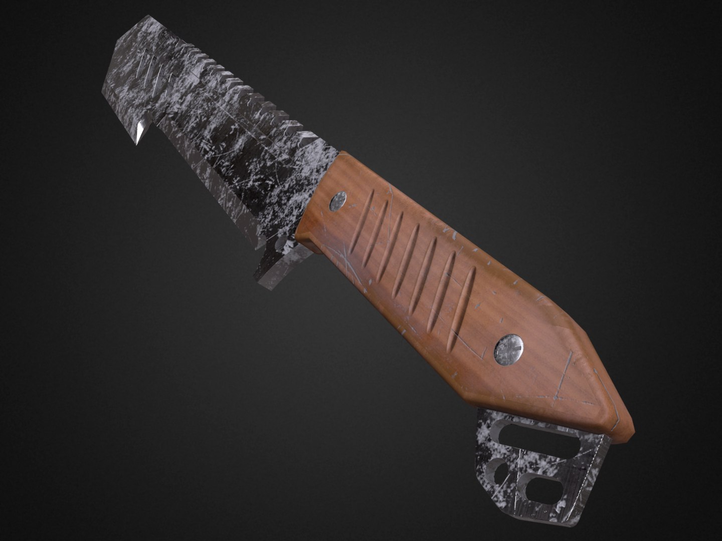 3D knife machete - TurboSquid 1688122