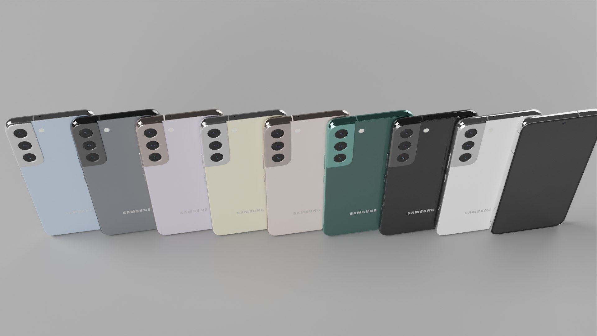 3D Samsung Galaxy S22 Plus All Colors Smartphone model - TurboSquid 2096535