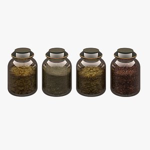 Large spice jars by 3DRivers 3D Model $30 - .3ds .max .obj - Free3D