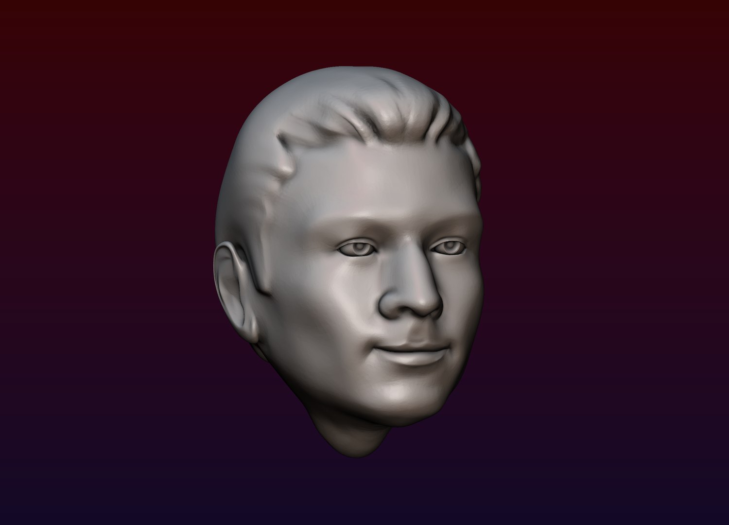 Male Head 1 Model - TurboSquid 1889178