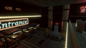 Artsate Futuristic Bar Environment