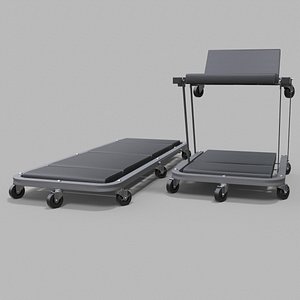 3D 1  2 in1 Garage Creeper and Seat model