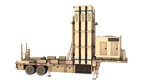 David Sling Israel Defense-System 3D model