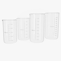 Long Beakers Set of 4 - Large (500 - 1000ml)
