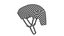 Set composto da bicicletta e casco