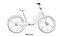 Set composto da bicicletta e casco