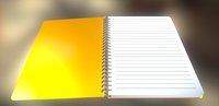 Notepad lined and animated