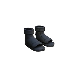 Kakashi Shoes - Clothing - low poly