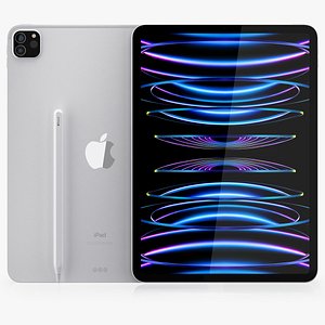 3D Apple iPad Pro 11-inch 5th generation model