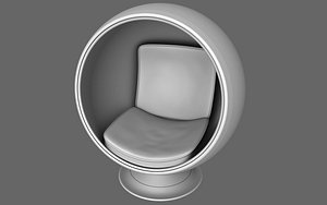 ball seat 3d obj