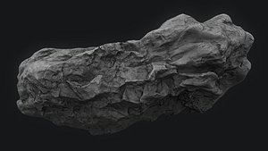 meteor asteroid rock 4k 3D model