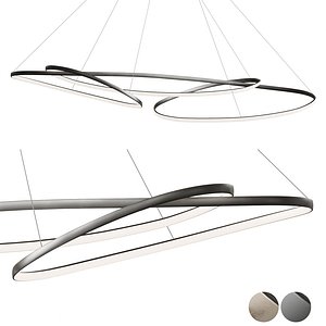 3D Heals Ribbon LED Pendant Lite Lamp XL model