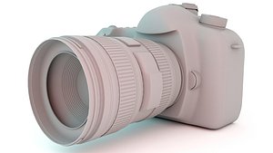 3D Canon Mark III model