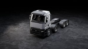 3D Renault Trucks T 2024 2025  European Heavy Truck 3D Model