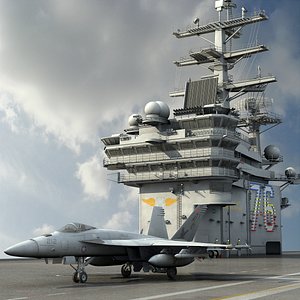 Cvn76 and FA-18E