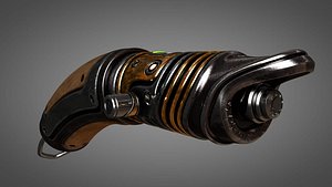 Detailed worn vintage Lightsaber