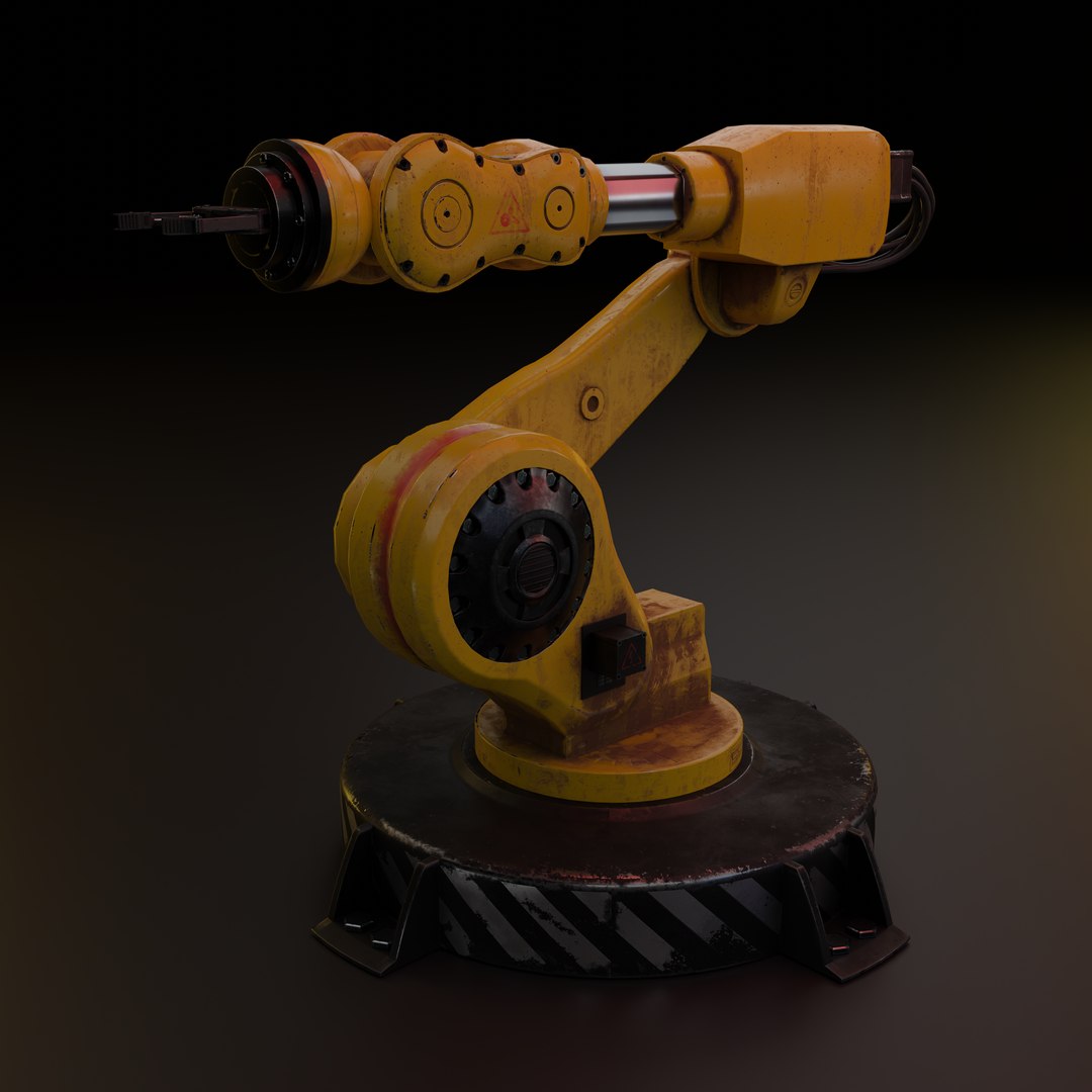 3D Industrial Robot Model - TurboSquid 1970514