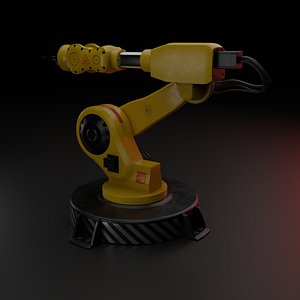 3D Industrial Robot model