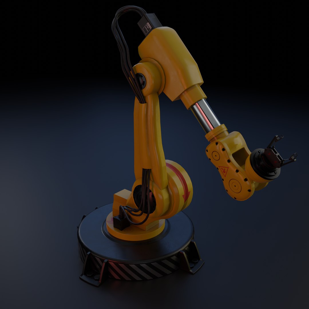 3D Industrial Robot Model - TurboSquid 1970514