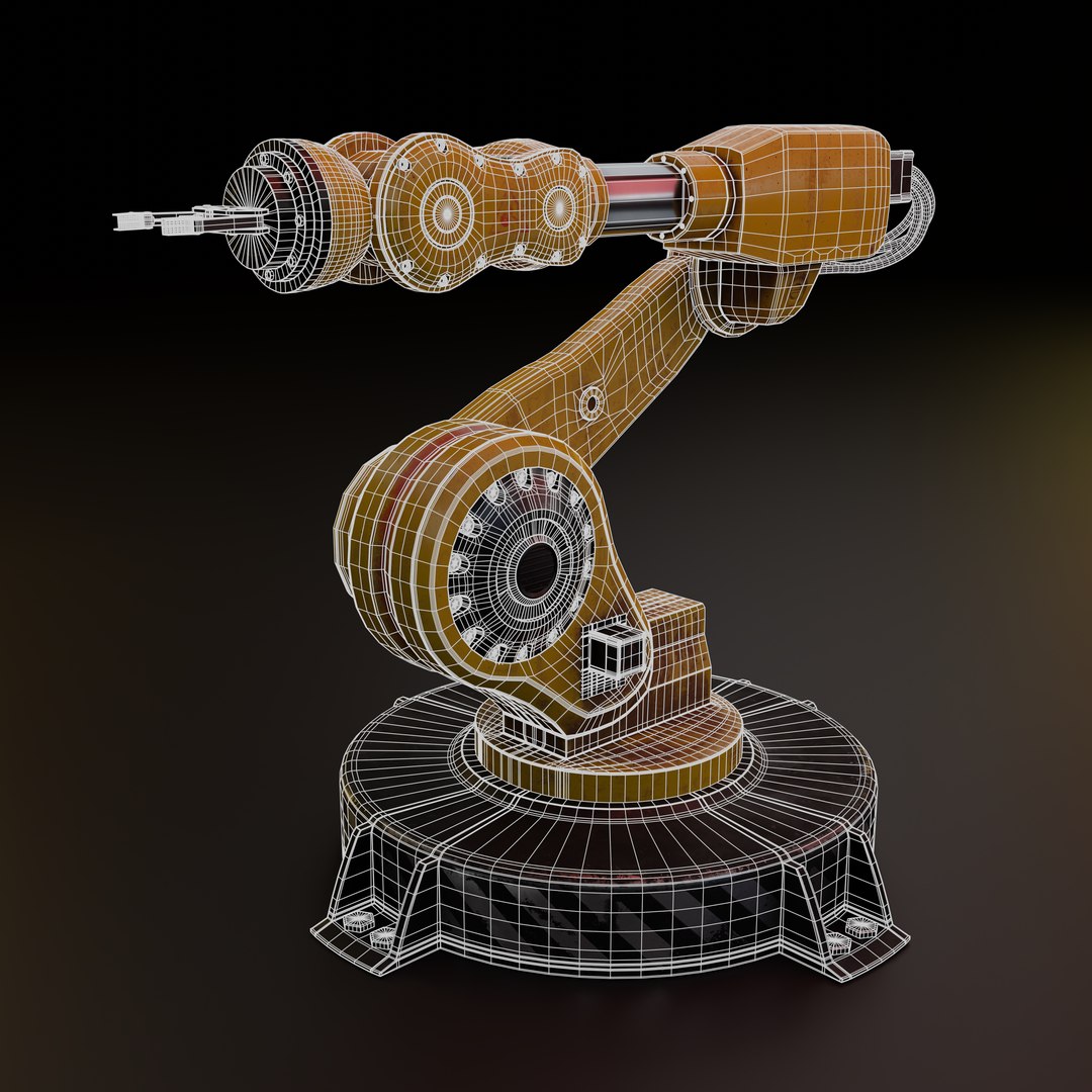 3D Industrial Robot Model - TurboSquid 1970514