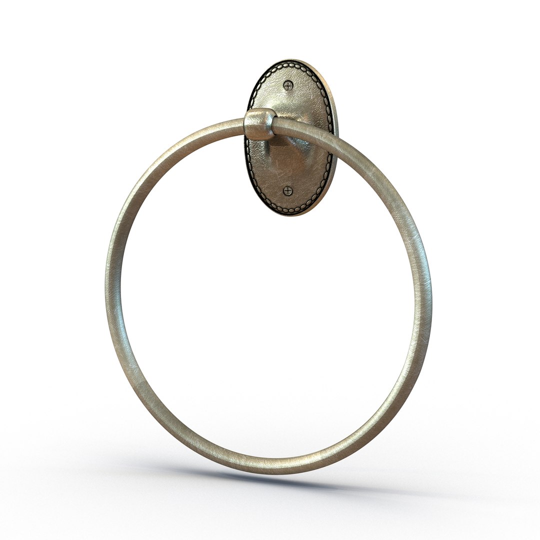 Hand Towel Ring 3D Model 3D model preview