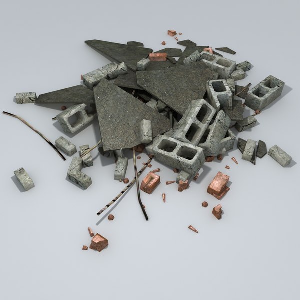 3d rubble debris