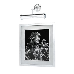 3d picture light wall model