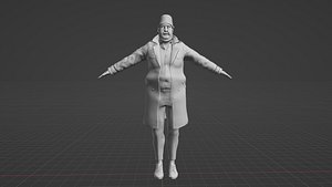 Murat - Authentic Turkish Character Model with Fez Hat and Mustache - High Quality and Game-Ready model