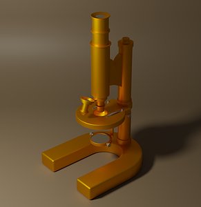 3D antique microscope
