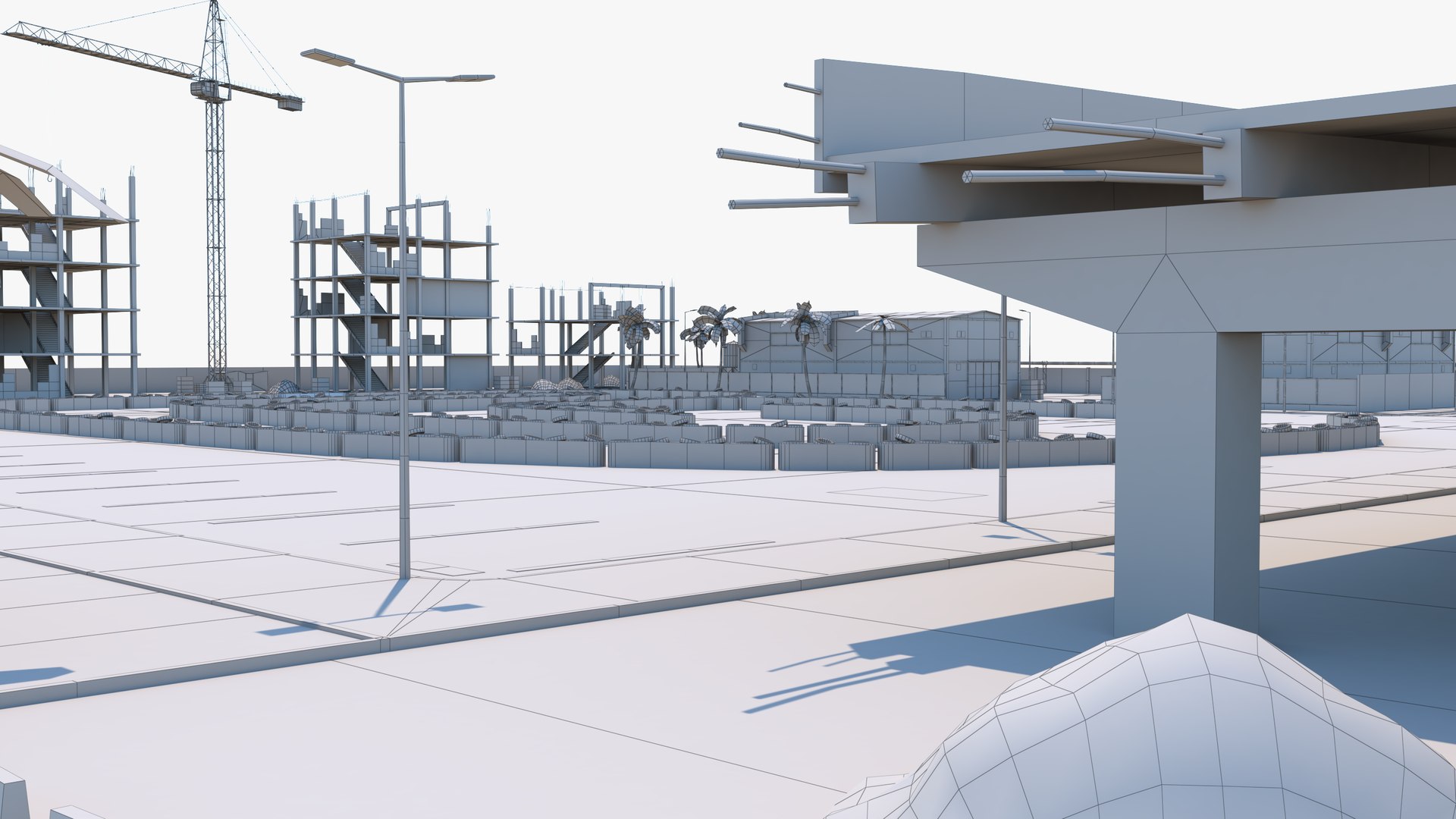 Drift Scene In Construction 3D - TurboSquid 1887308